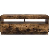 TV ormarić s LED svjetlima boja dimljenog hrasta 100x35x40 cm | Eponuda.ba