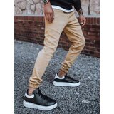 DStreet Spodnie męskie dresowe typu jogger beżowe | shoptok.hr
