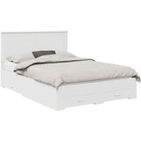  Konstrukcija postelje Bela 140 x 200 cm Konstruiran les, (5000103893) | Shoptok.si