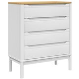 Furnova Predalnik FLORO bela trdna borovina, (21950619) | Shoptok.si
