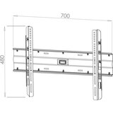 MID.YOU Stenski Nosilec Za Tv Wf 120, Črna, 70 Cm | Shoptok.si