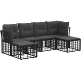  Set vanjskih sofa Crna Poliester | shoptok.hr