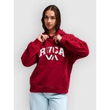 Rvca Emblem Hoodie brick red | Shoptok.si
