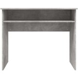 vidaXL Pisalna miza betonsko siva 90x50x74 cm iverna plošča | Shoptok.si