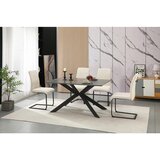 XXXL Jedilna Garnitura Brisbane, Bela, Siva, 5-Delno | Shoptok.si