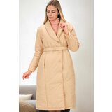 Dewberry Z6688 WOMEN'S COAT-BEIGE-1 Cijene