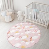 Mila Home Rožnata pralna otroška preproga ø150 cm Rainbow World – | Shoptok.si
