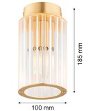  argon 8501 - plafonsko svetlo hampton 1xE14/7W/230V zlatno | Eponuda.com
