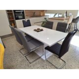  AKCIJSKI SET NODNOL miza LEJLA + 6 stolov (TISMA, ROMA, PARMA) Cene