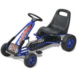  Go Kart s Pedalama i Podesivim Sjedalom Plavi Cijene