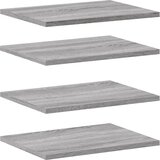  Zidne police 4 kom boja hrasta 40x30x1,5 cm konstruirano drvo | shoptok.hr