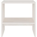  Noćni ormarić bijeli 40 x 30,5 x 40 cm od masivne borovine | shoptok.hr
