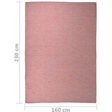  Vanjski tepih ravnog tkanja 160 x 230 cm crveni | Eponuda.com