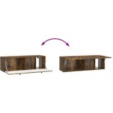 TV Omarica za TV, ki jo lahko montiraš na steno Dimljen hrast, (5000220631) | Shoptok.si
