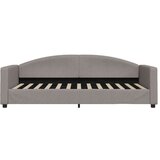  Raztegljiva postelja taupe 90x200 cm blago, (20792292) | Shoptok.si