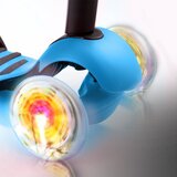 Olimp Sport Trotinet za decu 5 u 1 sa sedištem i svetlećim točkovima Plavi | ePonuda.com