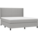  box spring s madracem svjetlosiva 160x200 cm tkanina | shoptok.hr