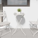  Stol za vrt Bijelo 50 x 50 x 72 cm Metal | shoptok.hr