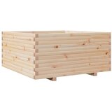 Maison Chic Vrtno cvetlično korito - Cvetlični Lonec 100x100x49,5 cm trdna borovina, (21789341) Cene