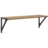 Police na zidu Zidne 2 pcs Umjetnički hrast 80 x 25 x 25 5 cm | shoptok.hr