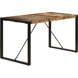  Blagovaonski stol od masivnog obnovljenog drva 140 x 70 x 75 cm | Shoptok.si