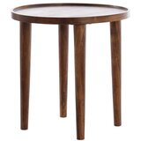 Light & Living Okrugao pomoćni stol od masivnog bagrema ø 45 cm Qiano – | shoptok.hr