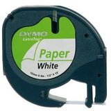 Dymo trak dymo ltag 912000, 12 mm 4 m, papir (bela), original | Shoptok.si