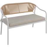 Ambia Garden vrtni set železo prozorno, naravne barve, bela krem barve, prozorno, naravne barve, bela | Shoptok.si