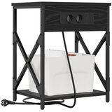  Noćni ormar Crni hrast 41 x 31 x 51 cm Konstruirano drvo | shoptok.hr