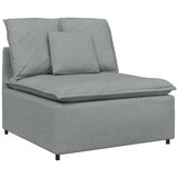  Modularna sofa s tabureom i jastucima svijetlo siva | shoptok.hr