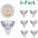 Venisymlis MR16 7W GU5.3 LED Žarnica, 2700K Topla Bela, 12V, Zunanja Vgradna Razsvetljava, 6 Kos, (22068346) | Shoptok.si