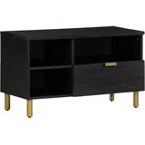 TV ormarić crni 80x33x46 cm od konstruiranog drva | shoptok.hr