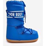 Boto Women's High Snow Boots Blue Venila | Eponuda.ba