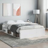 Maison Chic Posteljni okvir - Dvoposteljna postelja - Zakonska postelja bel 120x190 cm-J9813, (21770475) | Shoptok.si