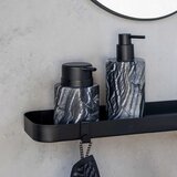 Mette Ditmer Denmark Črna stenska jeklena polica za kopalnico Carry - | Shoptok.si