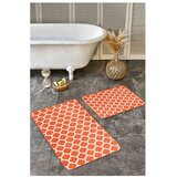 Mila Home Oranžne žametne kopalniške preproge v kompletu 2 ks 60x100 cm – | Shoptok.si