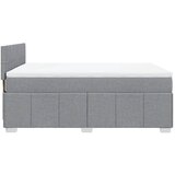  Krevet box spring s madracem svjetlosiva 160x200 cm tkanina | shoptok.hr