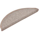  Prostirke za stepenice 30 kom 56x17x3 cm svijetlosmeđe poluokrugle | shoptok.hr