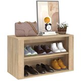  Stalak za cipele boja hrasta 75 x 35 x 45 cm konstruirano drvo | shoptok.hr