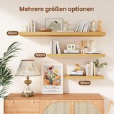 FEIHORRM 2x lebdeča stenska polica 40cm | Shoptok.si