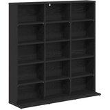 Cd ormar Crni hrast 96 x 23,5 x 97,5 cm Konstruirano drvo | shoptok.hr