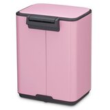 Brabantia Rožnat jeklen koš za smeti s pedalom 4 l Bo – | Shoptok.si