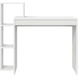  Stol s policom Bijelo 100 x 40 x 90 cm Konstruirano drvo | shoptok.hr