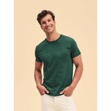 Fruit Of The Loom Green men's t-shirt in combed cotton Iconic with sleeve | Shoptok.si