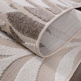 Lesnina XXXL PREPROGA ZA ZUNANJO UPORABO Floral 80/150 cm tkano bež | Shoptok.si