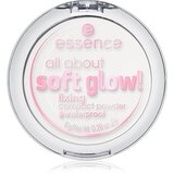 Essence All About Soft Glow! transparentni fiksacijski puder za osvetlitev kože 8 g Cene