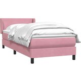 Box Spring krevet s madracem ružičasti 100x220 cm baršun | shoptok.hr