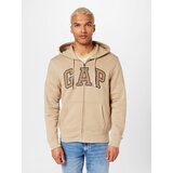 GAP Jopa na zadrgo svetlo bež / marine / rjava | Shoptok.si