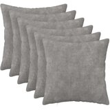  Presvlaka za jastuk 6 kom. HEERLEN Svjetlosiva 45 x 45 cm - Osnovni Svjetlosiva 6 | shoptok.hr