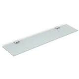 POLICA Zidna RONDA 106X15X495CM INOX/STAKLO